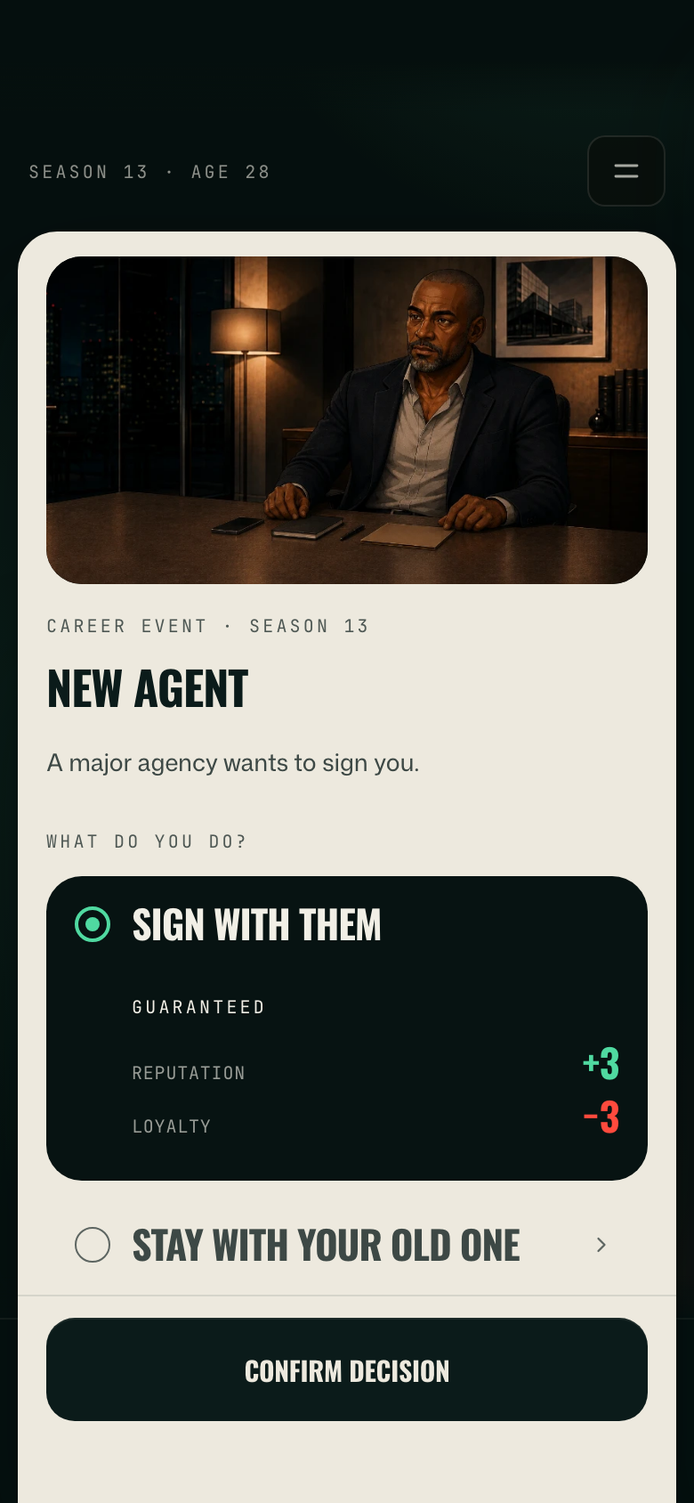 A COPADERBY career decision